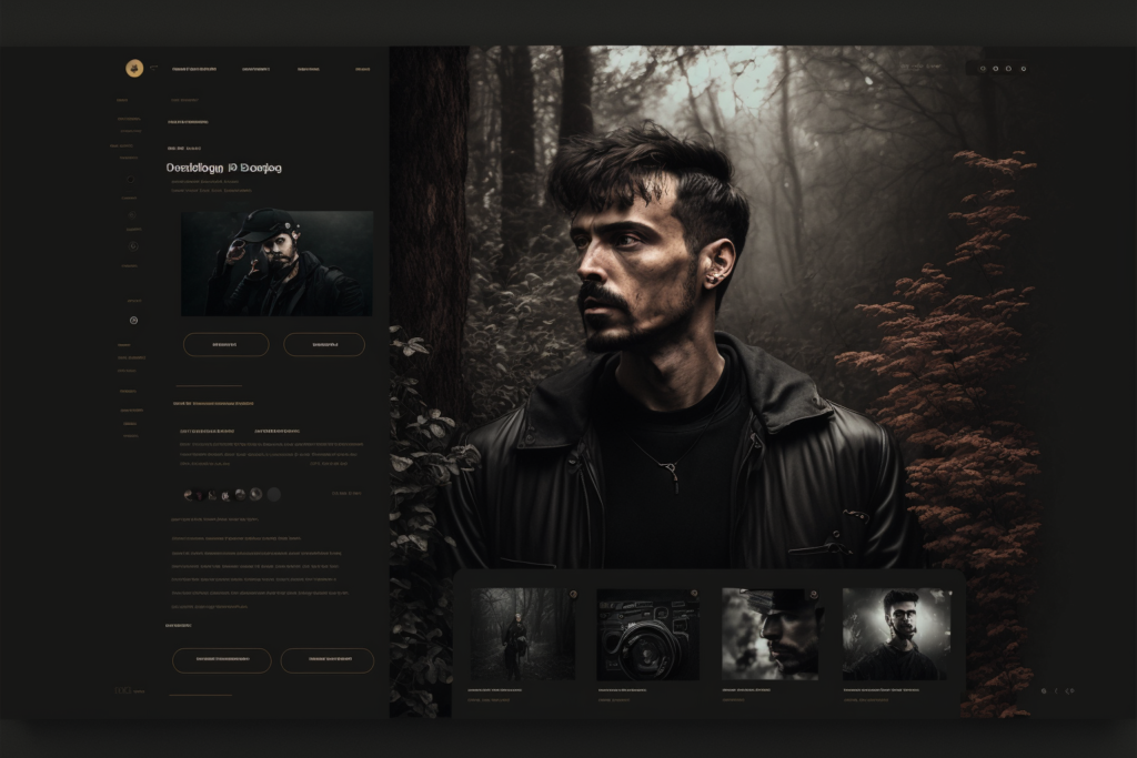 tyrionl Beautiful design of a photographer portfolio website da f8e51e9a 2c67 4e33 b8cd 8dc8a6cb018c